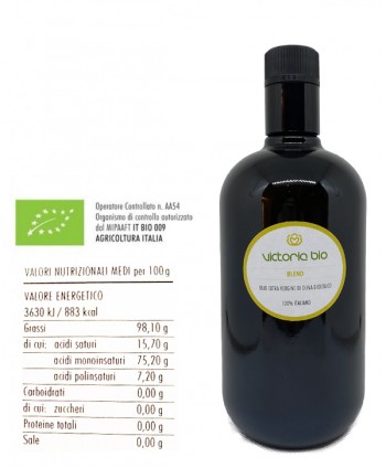 Olio Extravergine di Oliva Biologico Blend 750ml