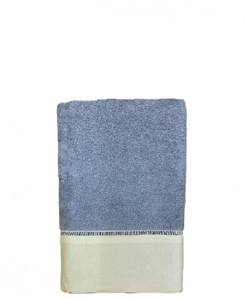 Macramè Azzurro Telo Doccia