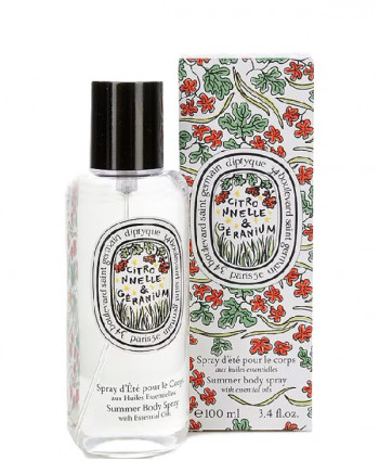 Summer Garden Spray d'Eté pour le Corp Citronelle & Geranium (100ml)