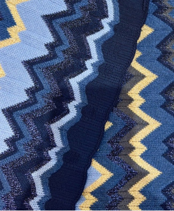 Poncho WMDA356.01 Collo alto Blu