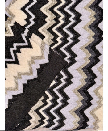 Poncho PODA356.03 Collo alto Nero