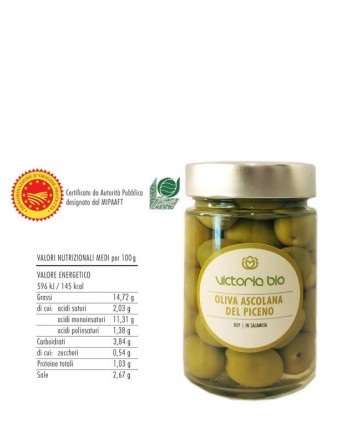 Oliva Ascolana del Piceno DOP in Salamoia 210gr