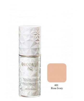 AQ Radiant Glow Lifting Liquid Foundation SPF20 401 Rose Ivory (30ml)